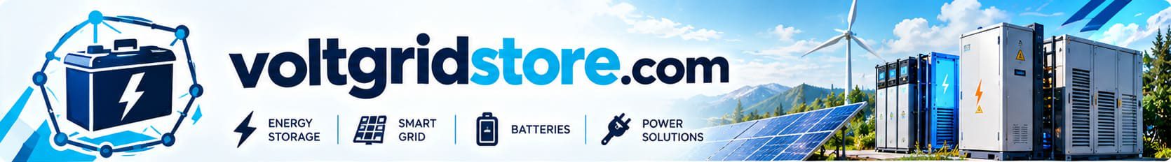 Volt Grid Store – Bateriová Úložiště, Akumulátory a Solární Energie